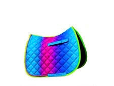 Sheldon Signature Aqua Sunset Saddle Pad - Top Of The Clops