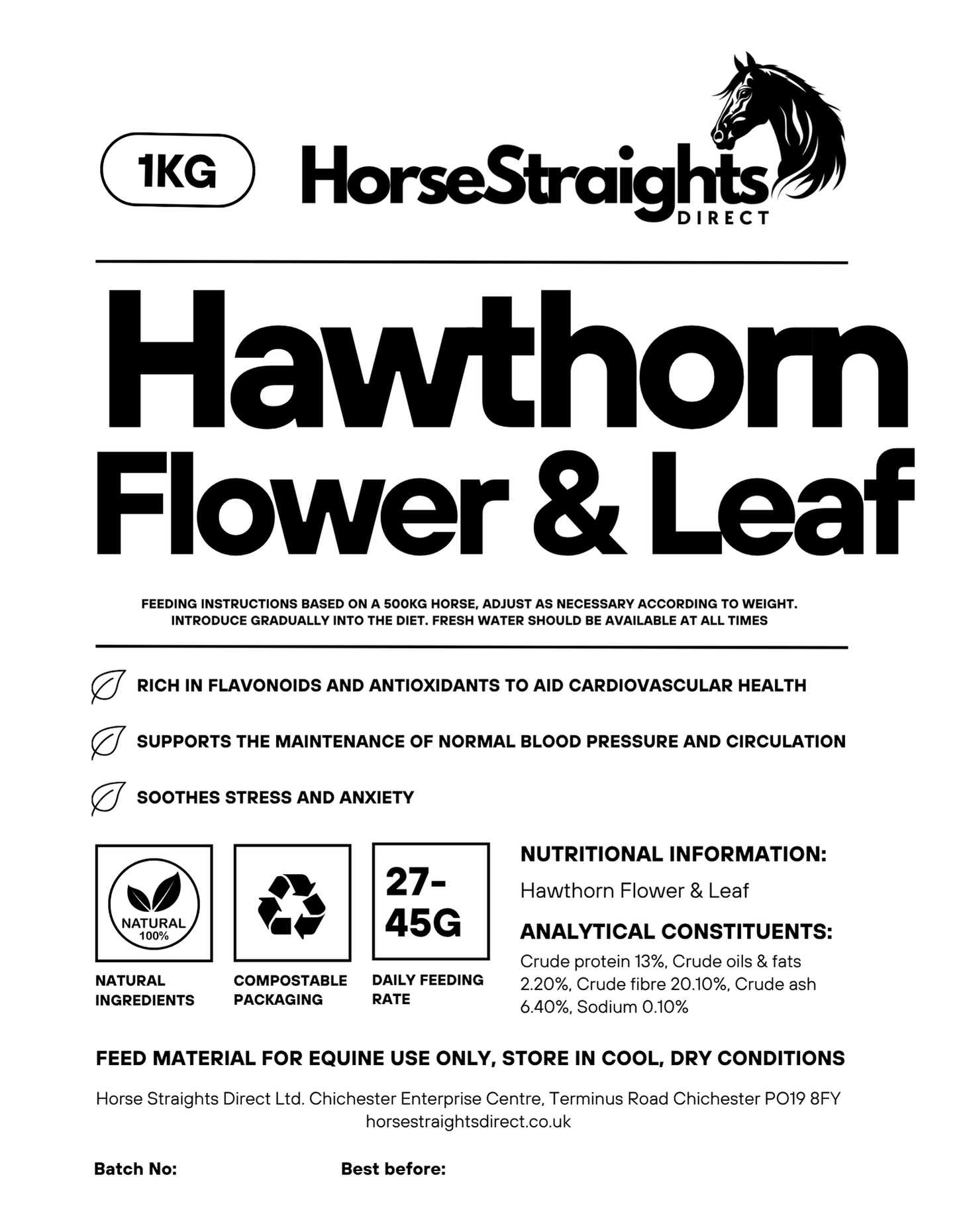 Hawthorn Flower & Leaf