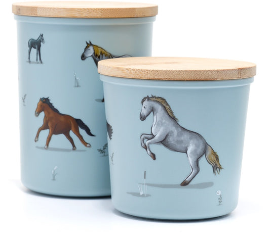 Willow Farm – Set of 2 Storage Jars - Top Of The Clops