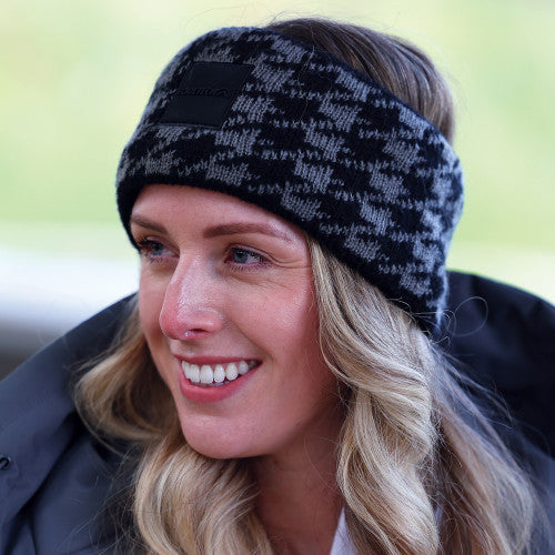 Equetech Houndstooth Knit Headband - Top Of The Clops