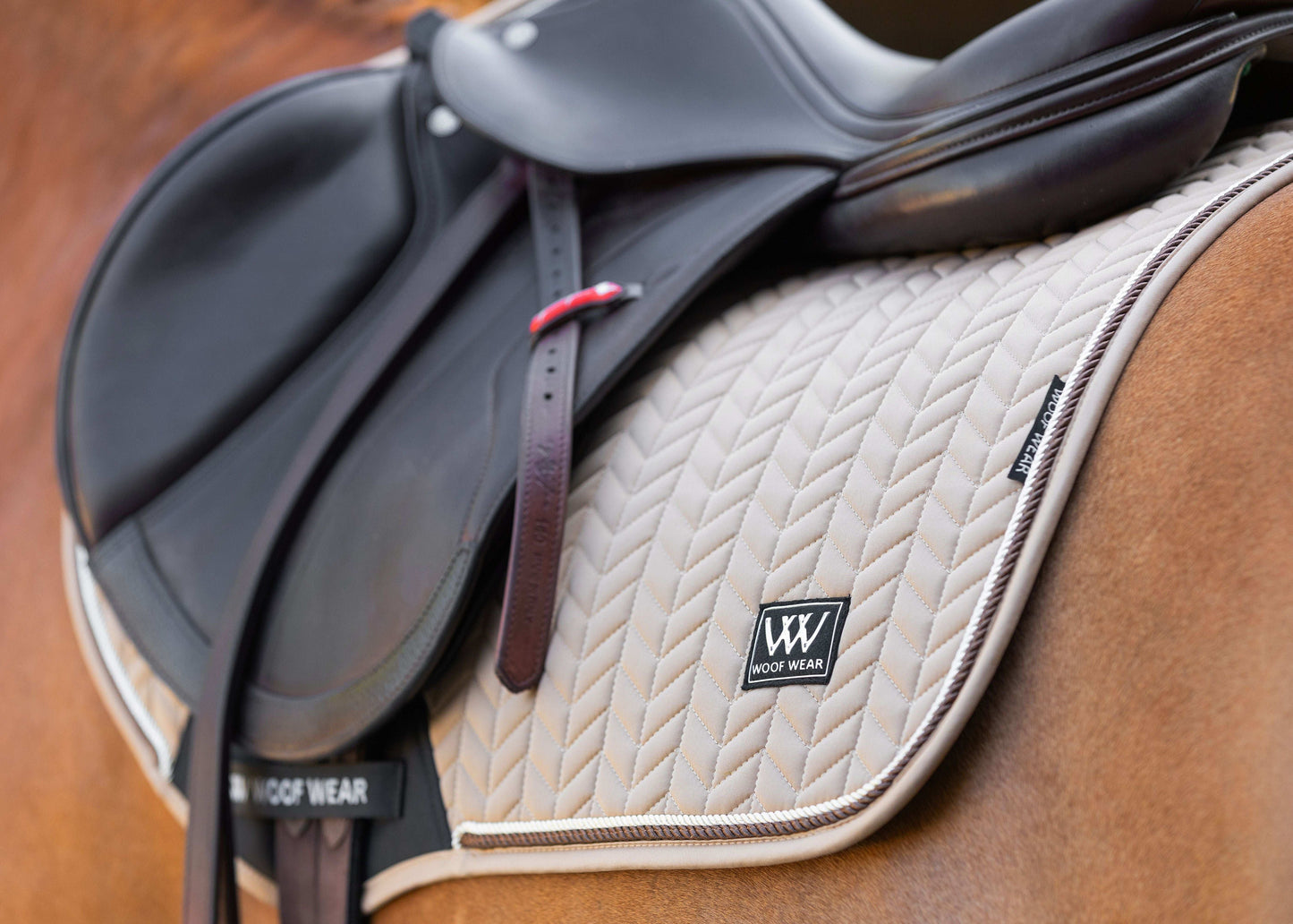 Woof Wear Herringbone Close Contact Saddle Pad