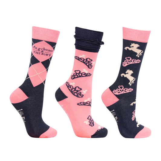 Hy Princess and the Pony Childs Socks