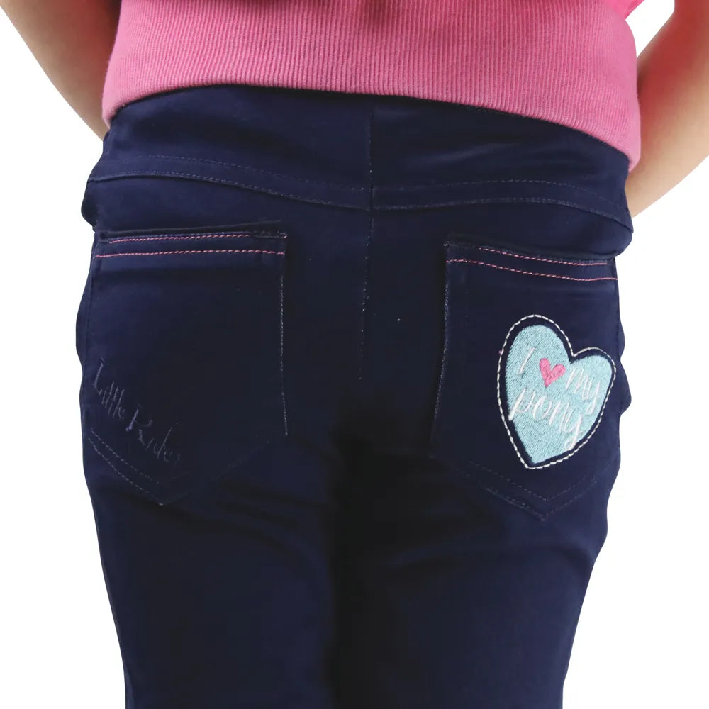 I Love My Pony Collection Denim Pull-Ons by Little Rider