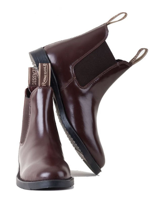Rhinegold Classic Leather Jodhpur Boot - Top Of The Clops