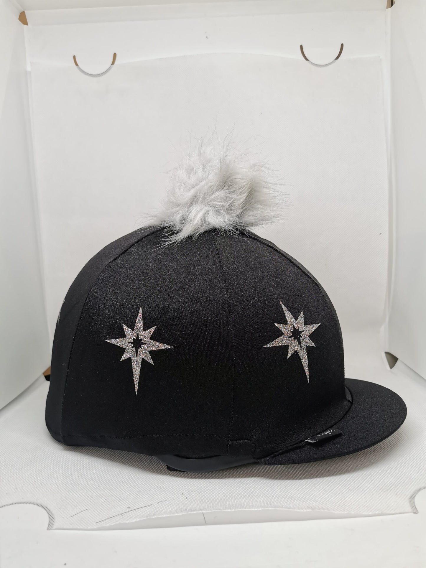 Capz Glitter Christmas Designs Hat Silk - Top Of The Clops