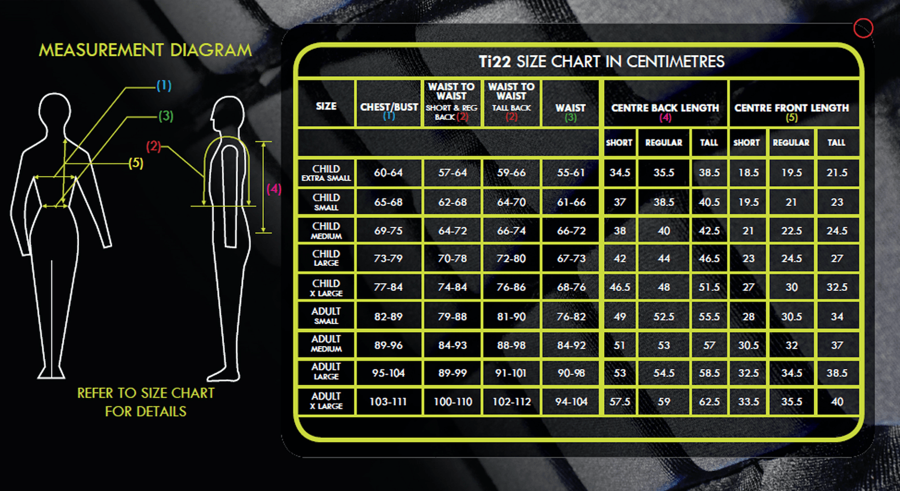 Champion Titanium Ti22 Adults 2018 Body Protector - Top Of The Clops