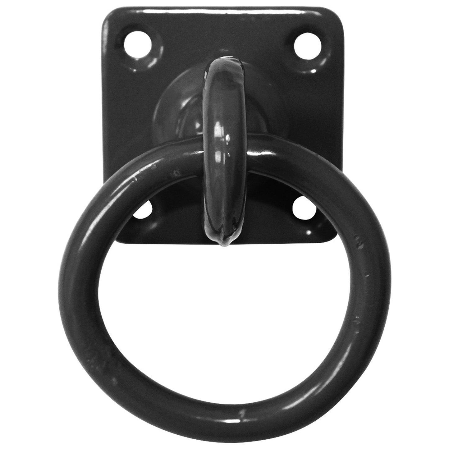 Perry Equestrian Swivel Tie Ring on Plate - Top Of The Clops
