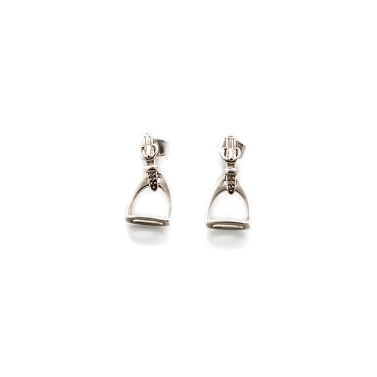 HiHo Exclusive Sterling Silver Stirrup Stud Earrings