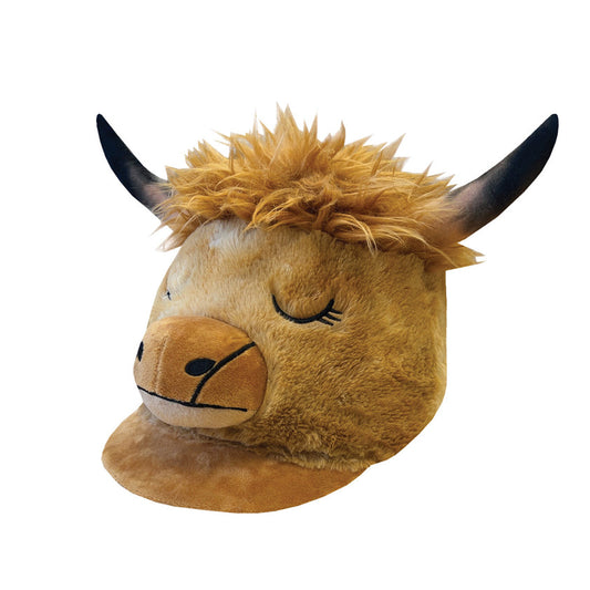 Equetech Childs Heather Highland Cow Hat Silk