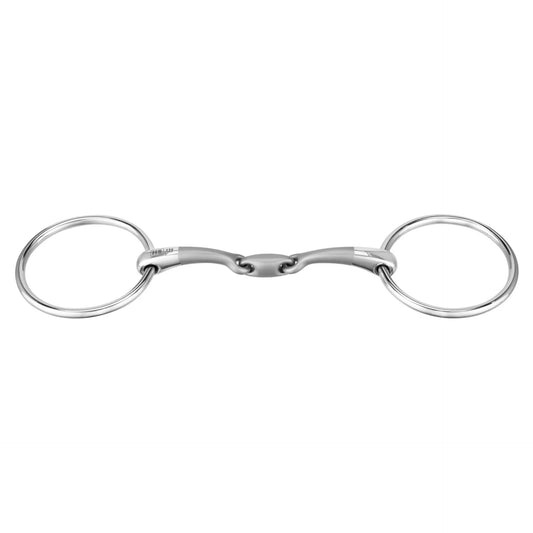 Sprenger® Satinox® Loose Ring Snaffle – 12mm – Double Joint - Top Of The Clops