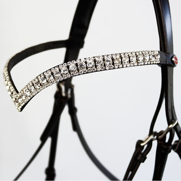 Whitaker Lynton Snaffle Bridle with 2 browbands