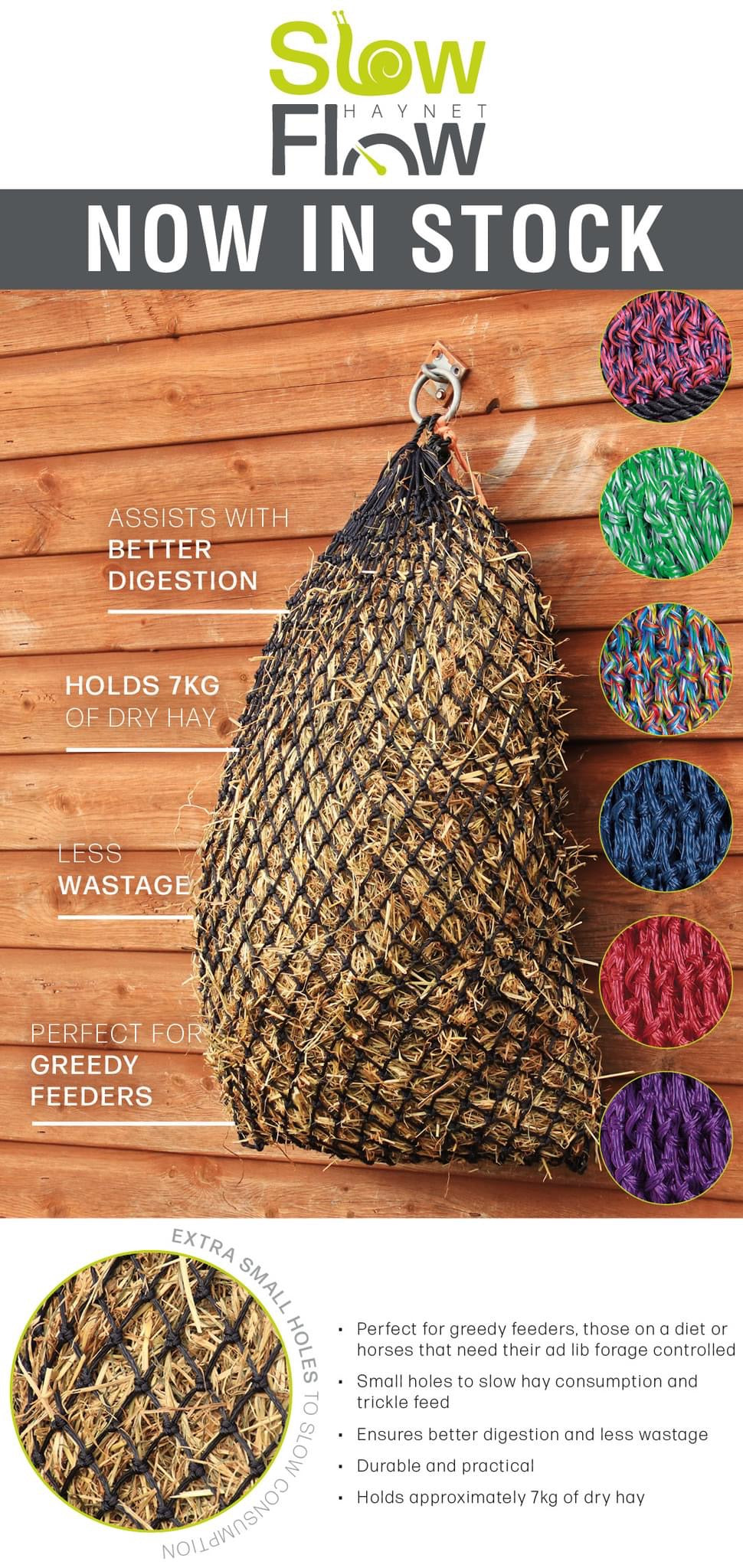 Hy Equestrian Slow Flow Haynet - Top Of The Clops