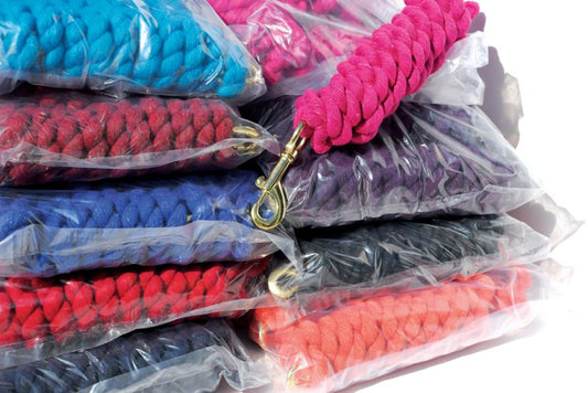 Pack of 10 single colour Lead Ropes - Top Of The Clops