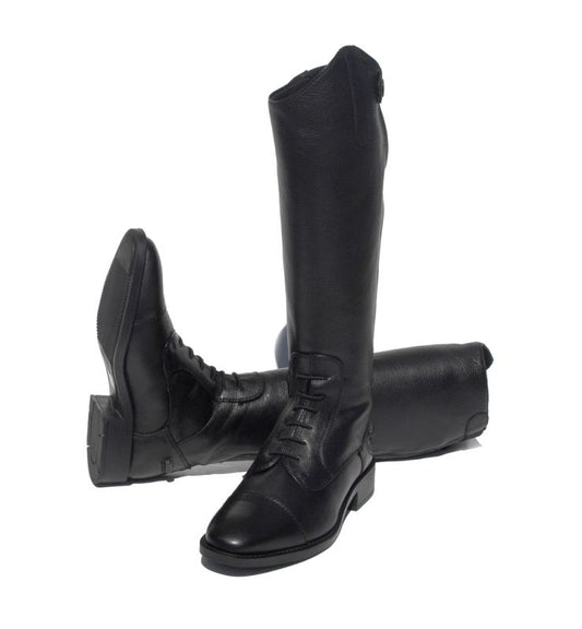 Rhinegold 'Elite' Luxus Young Rider Soft Long Leather Riding Boots - Top Of The Clops