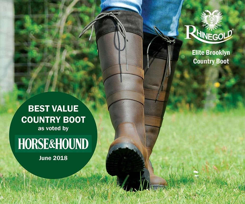 Rhinegold 'Elite' Brooklyn Long Leather Boots - Top Of The Clops