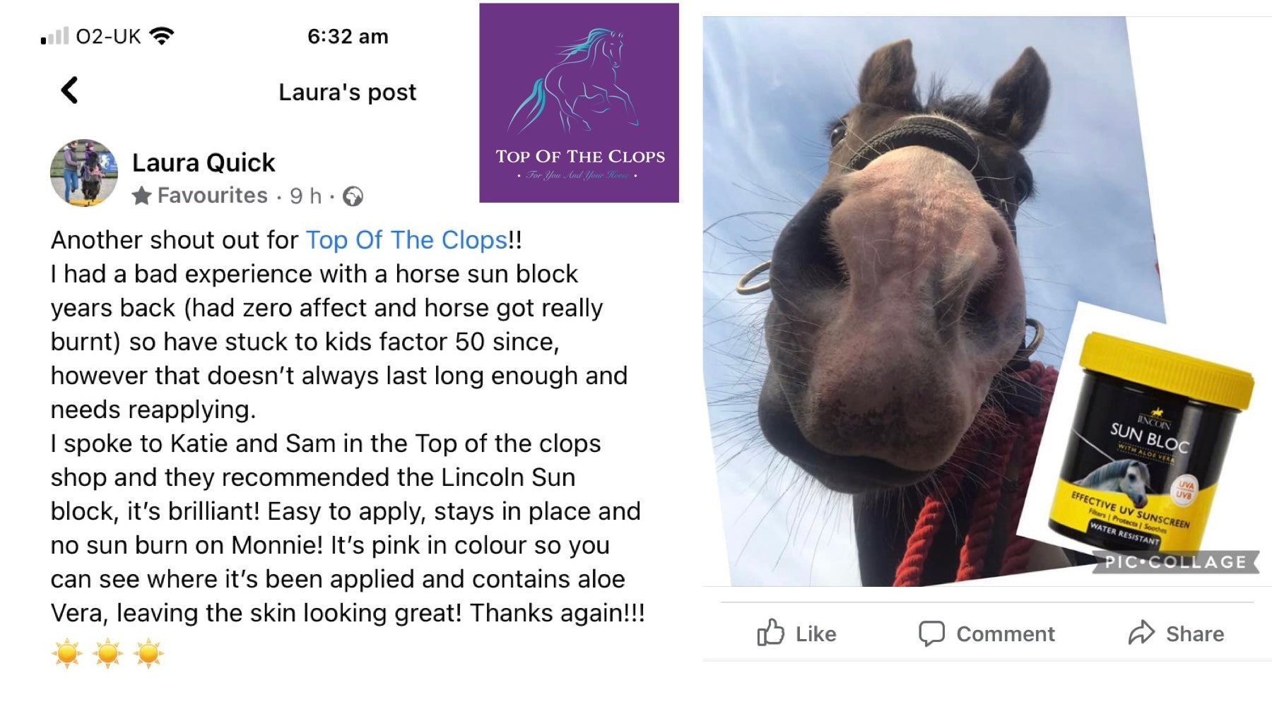 Lincoln Sun Bloc - Top Of The Clops