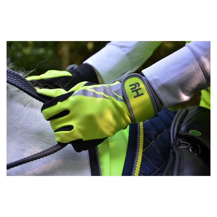Hy5 Reflector Riding Gloves - Top Of The Clops
