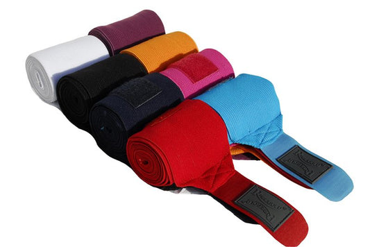 Rhinegold Wave Elasticated Training Bandages - Top Of The Clops