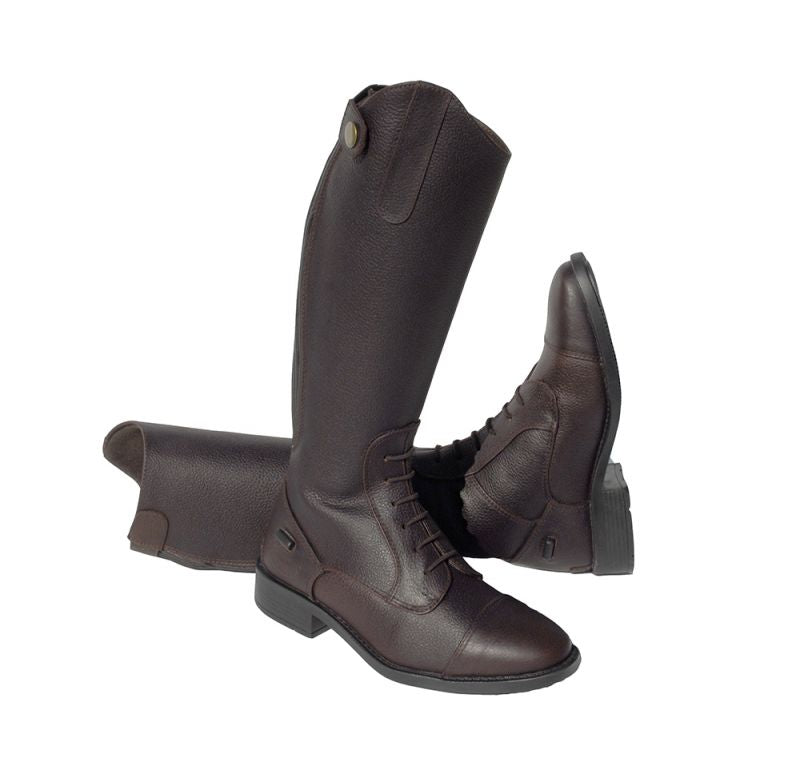 Rhinegold 'Elite' Luxus Young Rider Soft Long Leather Riding Boots - Top Of The Clops