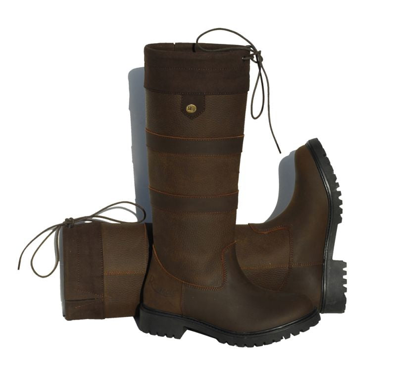 Rhinegold 'Elite' Brooklyn Childs Long Leather Boots - Top Of The Clops