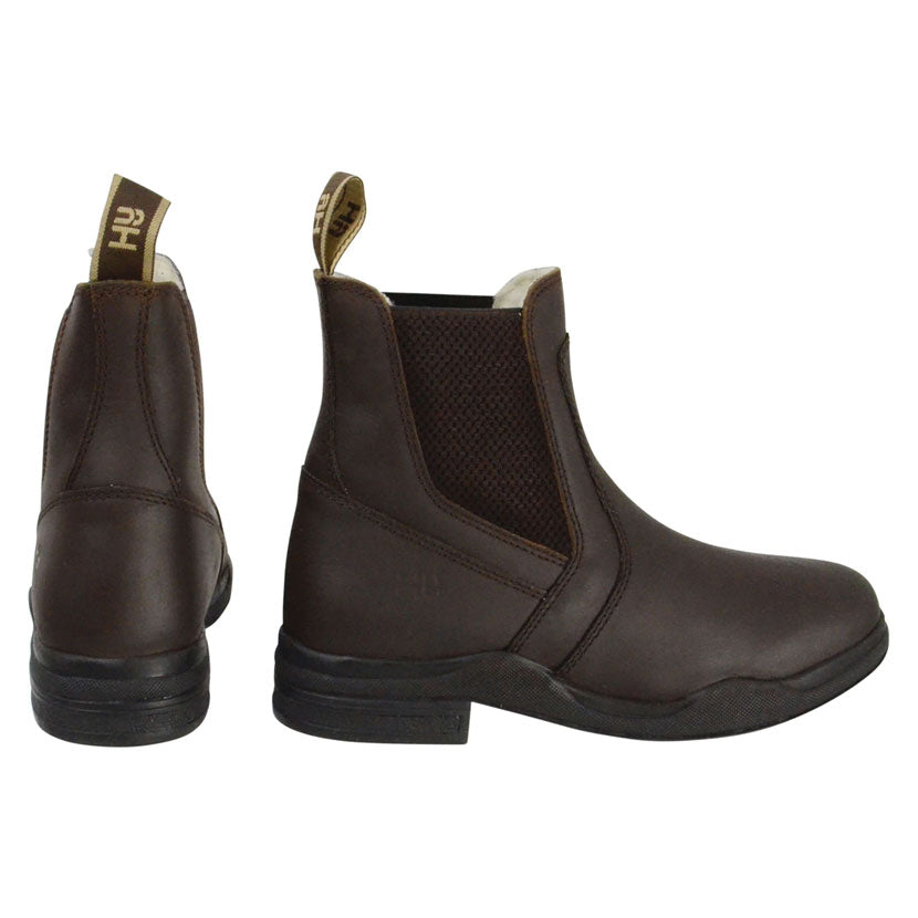 HyLAND Fleece Lined Wax Leather Jodhpur Boot - Top Of The Clops