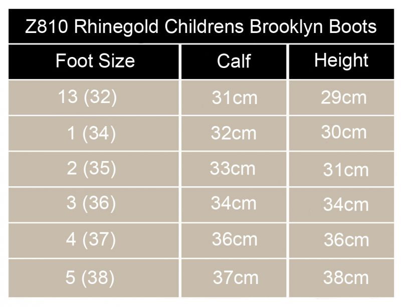 Rhinegold 'Elite' Brooklyn Childs Long Leather Boots - Top Of The Clops