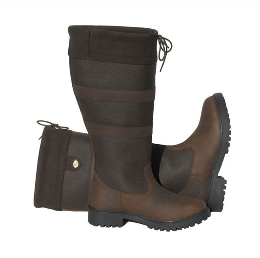 Rhinegold 'Elite' Brooklyn Wide Long Leather Boots - Top Of The Clops
