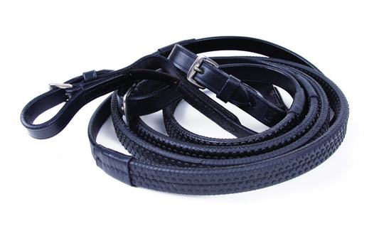 Rhinegold Rubber Covered Flexi Reins - Top Of The Clops