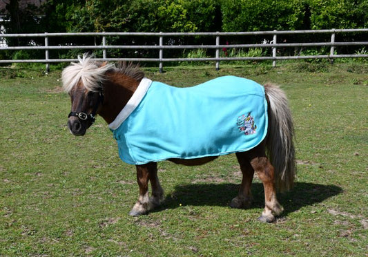 Rhinegold Unicorn Mini Embroidered Fleece Rug - Top Of The Clops