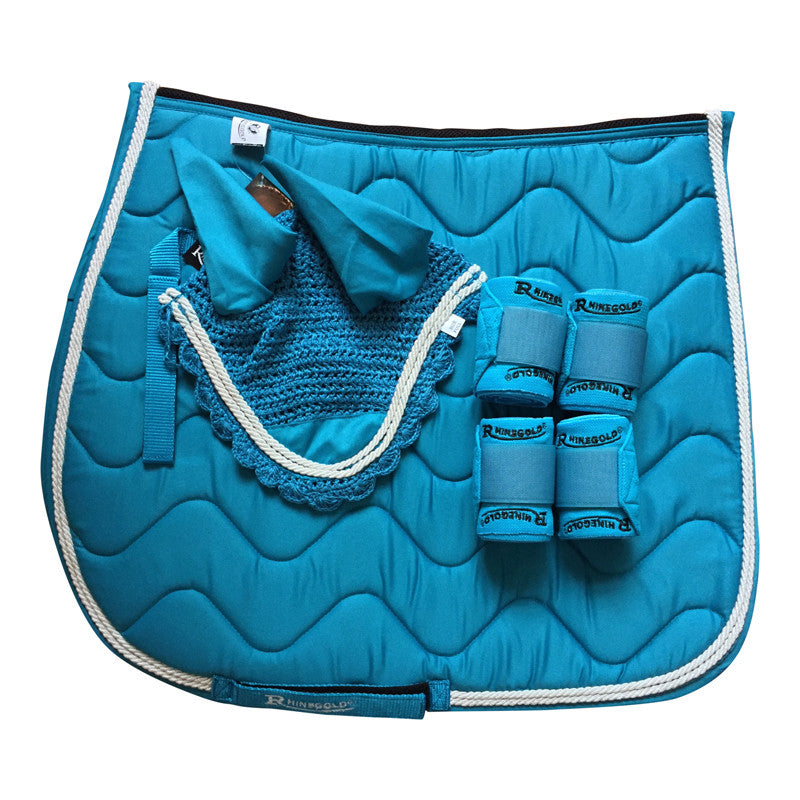 Rhinegold Wave Elasticated Training Bandages - Top Of The Clops
