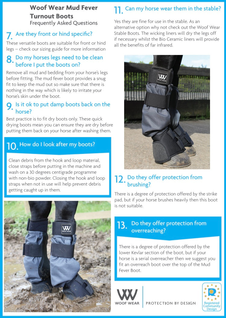 Woof Wear Mud Fever Turnout Boot - Top Of The Clops