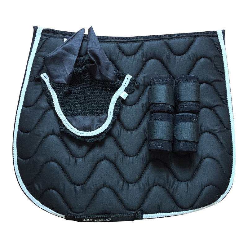 Rhinegold Wave Elasticated Training Bandages - Top Of The Clops