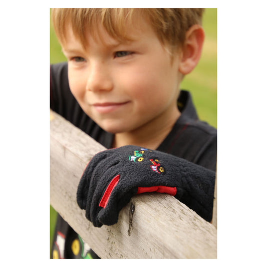 Tractor Collection Fleece Gloves by Little Knight - Top Of The Clops