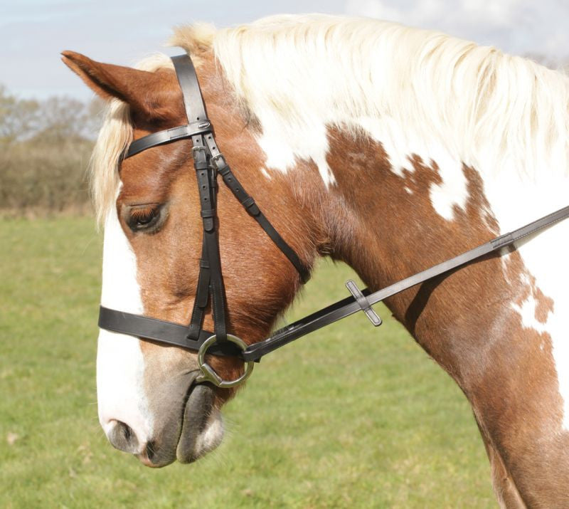 Heritage English Leather Hunter Bridle - Top Of The Clops