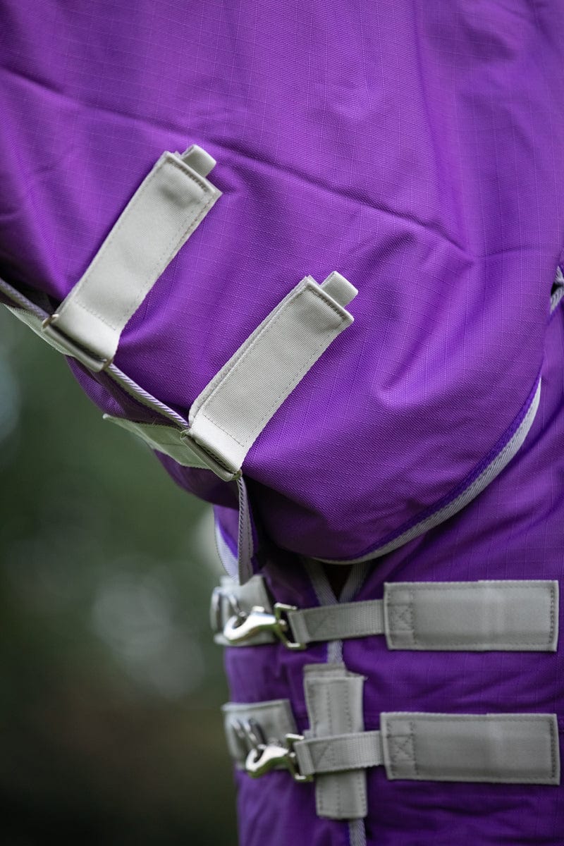 100g FIXED Neck Turnout Rug - Purple