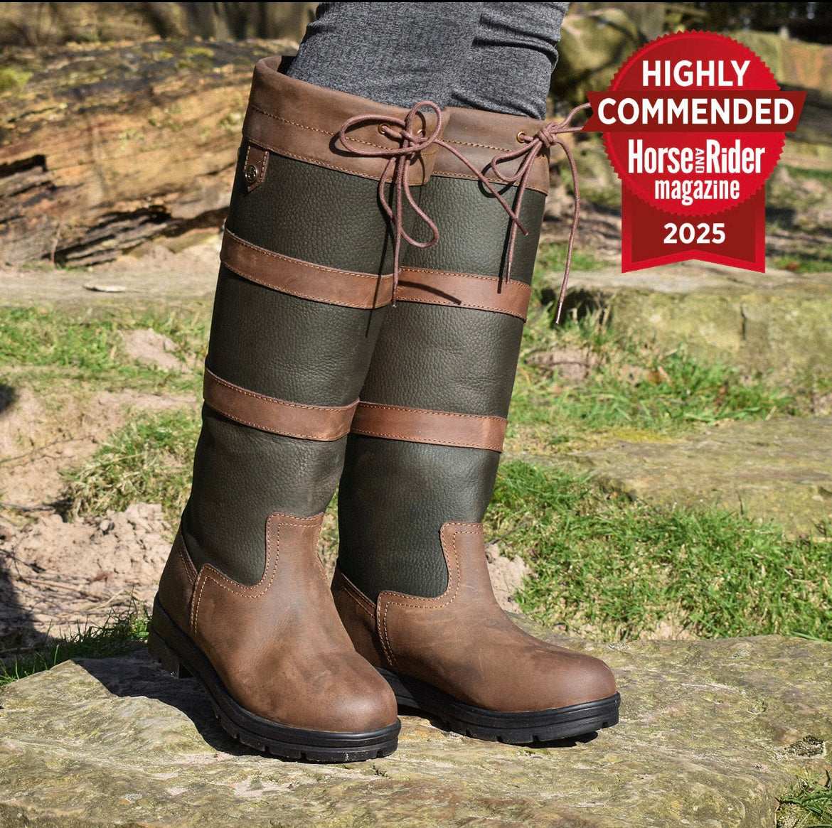 Brogini Pembroke Waterproof Leather Country Boots