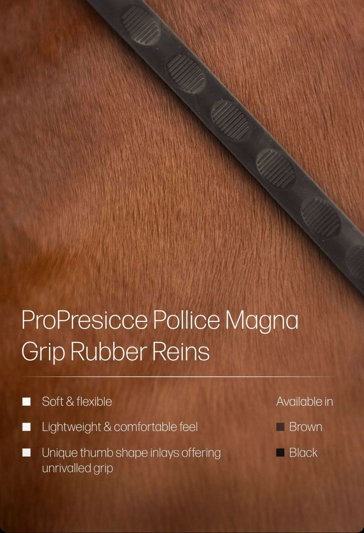 Hy ProPresicce Pollice Magna Grip Rubber Reins