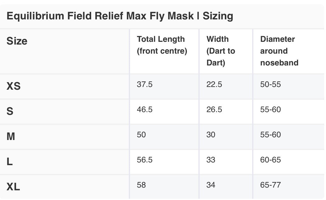 Equilibrium Field Relief Max Fly Mask Grey/Yellow