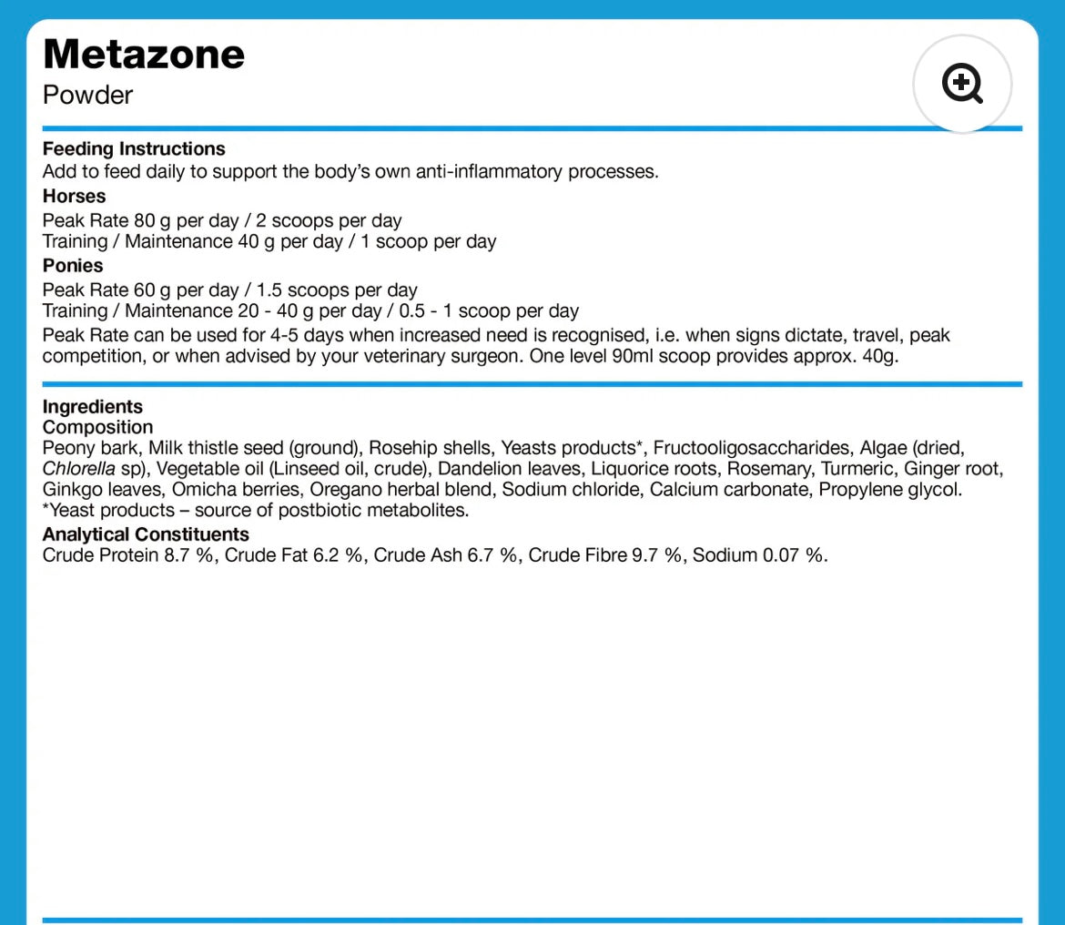 NAF Metazone 1.2kg Supplement