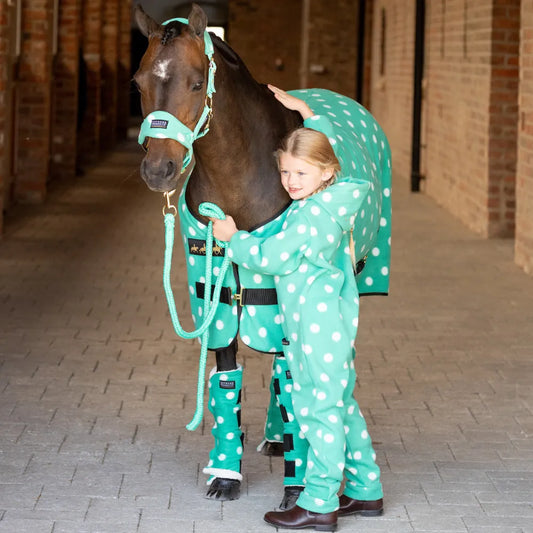 Supreme Products Dotty Fleece Head Collar & Lead Rope