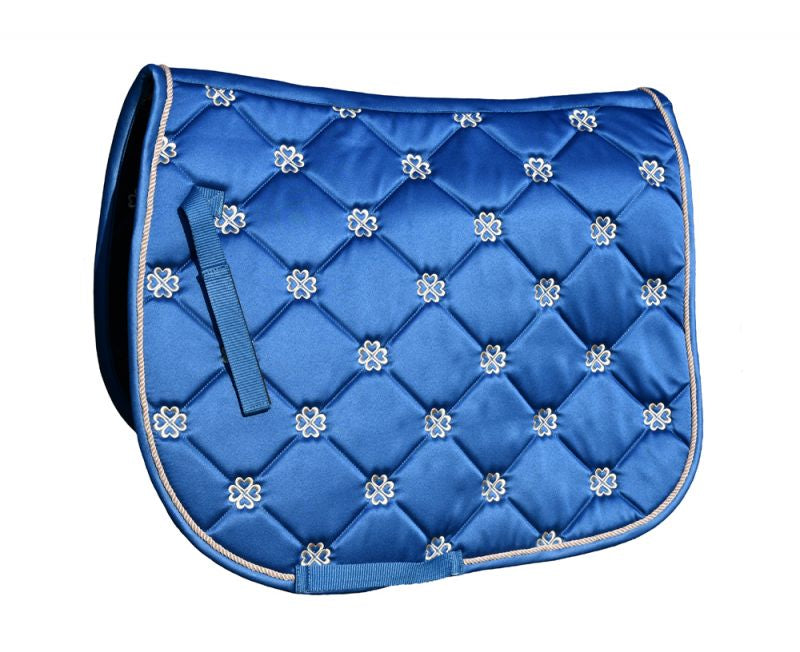 Rhinegold Satin Lucky Clover Saddle Pad