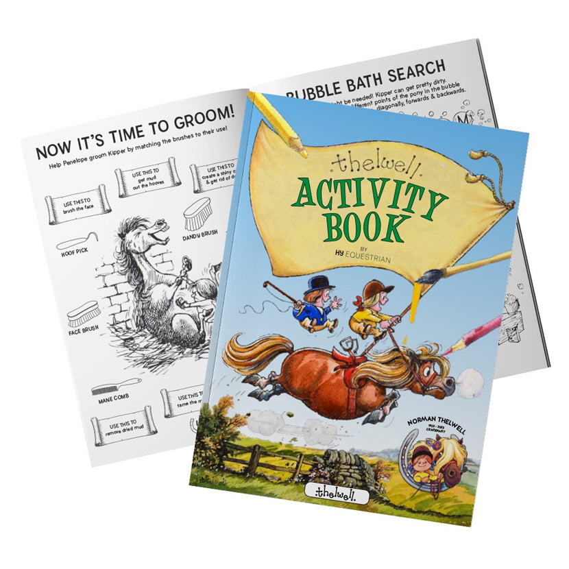 Hy Equestrian Thelwell Collection Activity Book - Top Of The Clops