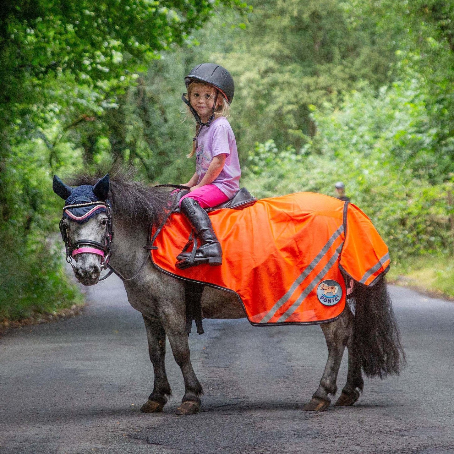 Gallop Ponie Retro Reflective Mesh Exercise Sheet