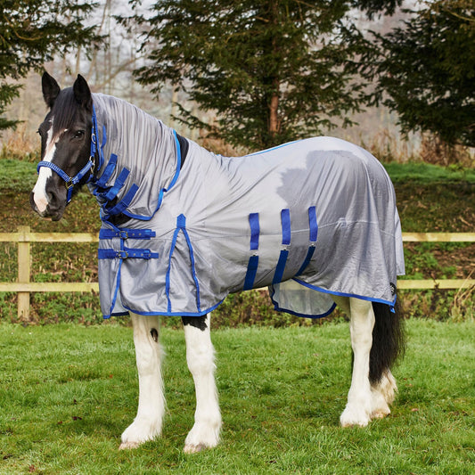Firefoot Fly Rug Fixed Neck Grey/Blue