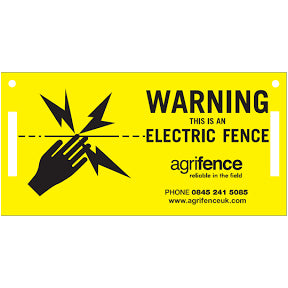 Clops Sign Agrifence Warning Signs – Top Of The Clops