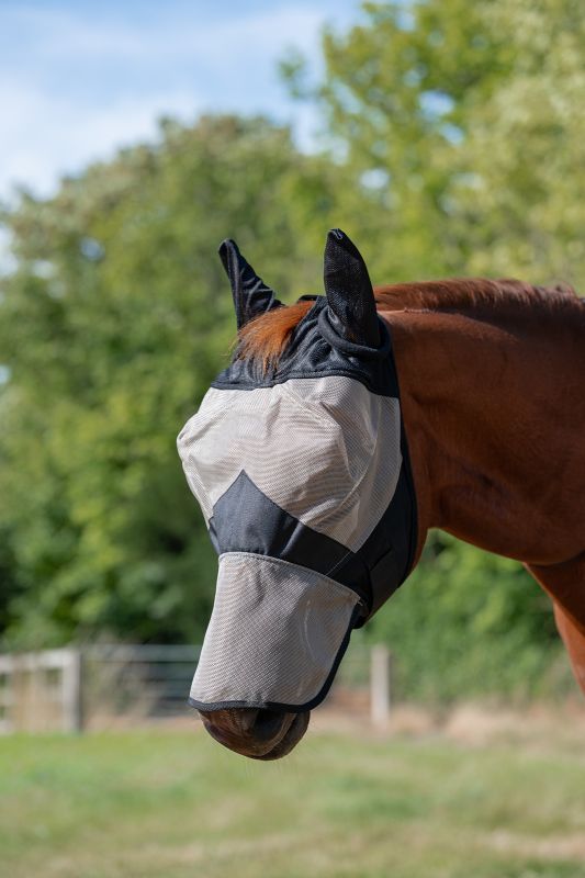 Rhinegold Fly Mask With Ears & Nose Coverage