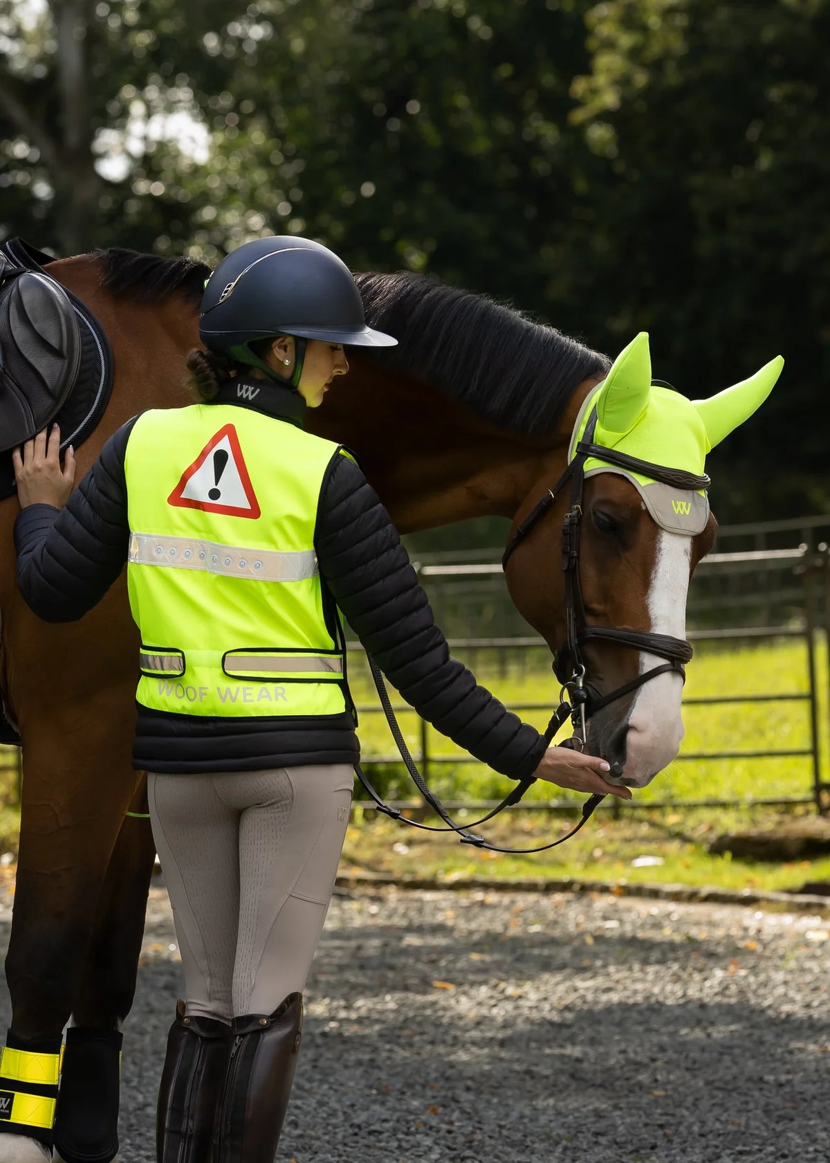 Woof Wear Noise Cancelling Hi Viz Fly Veil