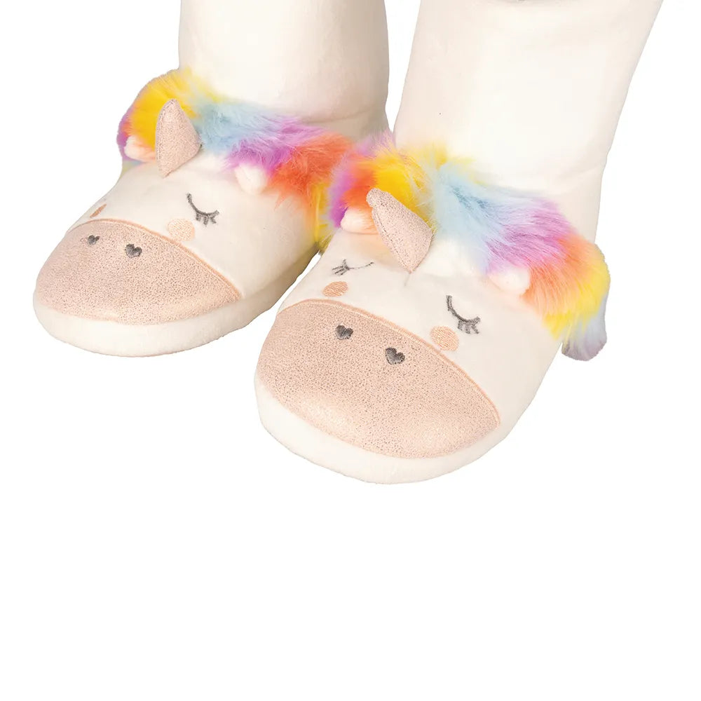 Unicorn Boot Slippers by Little Rider