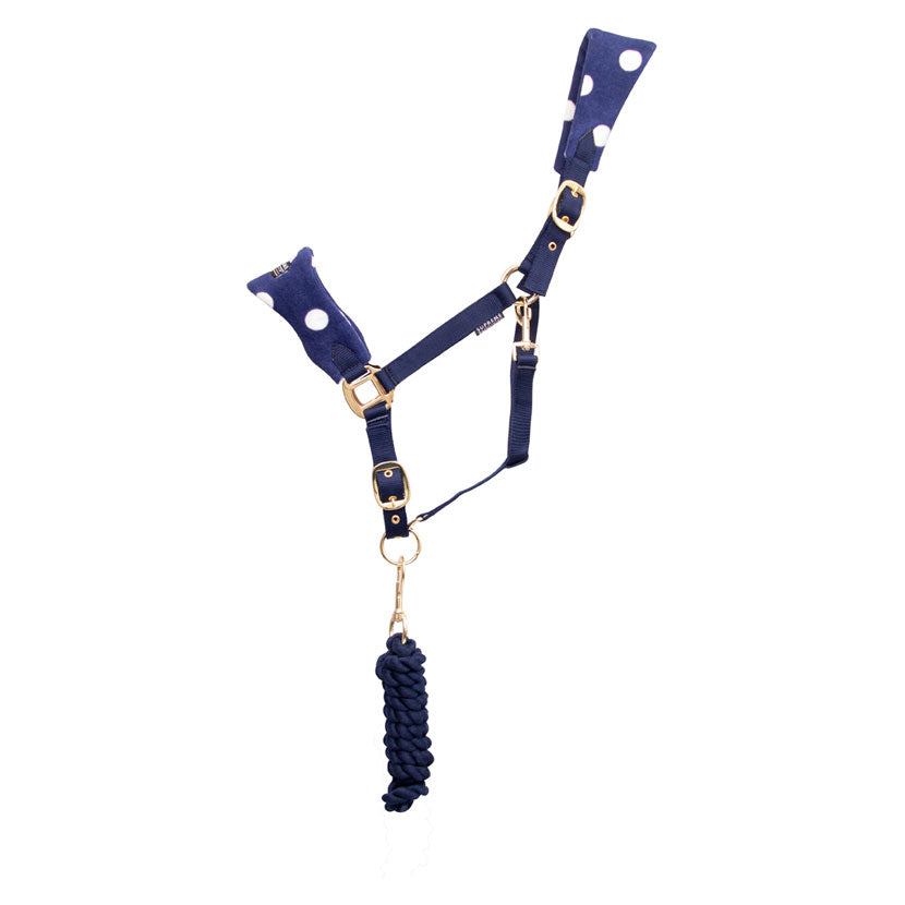 Supreme Products Dotty Fleece Head Collar & Lead Rope - Top Of The Clops