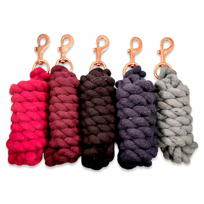 10 Pack of Lead Ropes with Rose Gold Triggers - Top Of The Clops